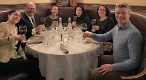 Margherita Pallecchi, Poliziano; Paul Burne, Slocum & Sons; Liz Ruskay; Robin Burne; Kate Cassidy, Dalla Terra Wines; Niall Houton, Slocum & Sons. 