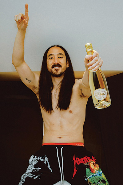 DJ Steve Aoki, Brand Ambassador, Luc Belaire Gold.