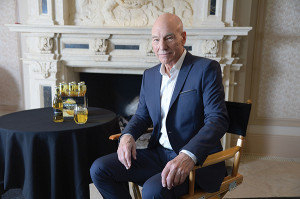 Sir Patrick Stewart stars in Strongbow Hard Ciders television commercials. 