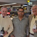 Ty Nicholson, Store Manager and Wine Director, Empire Wine and Liquor; Hemant Sujan, Owner, Empire Wine and Liquor; Piper Thurrott, Sales Representative, Slocum & Sons.