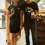 Clare Simpson-Daniel, Public Relations and Events Captain, Newport Distilling Company and Brent Ryan, Master Distiller, Newport Distilling Company.