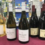 Whitehaven Sauvignon Blanc and J Vineyards Pinot Gris and Pinot Noir on display during an in-store tasting in July. 