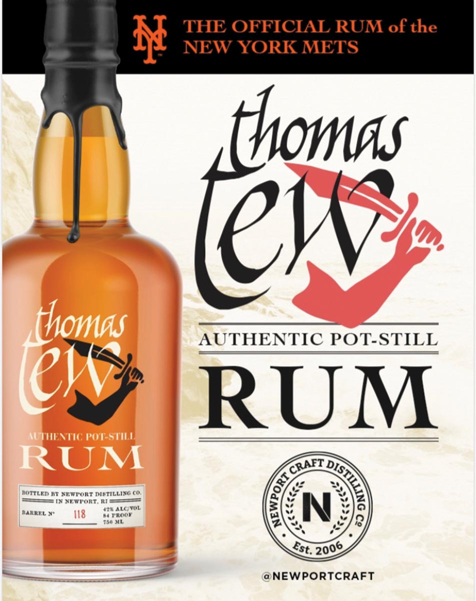 Thomas Tew Rum Partners with the New York Mets