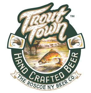 Roscoe NY Beer Co.’s Trout Town American Amber Ale.