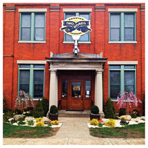 Exterior of the brewery.