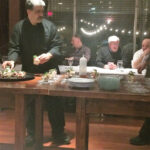 Vito’s Restaurant Owner and Executive Chef Robert Maffucci prepping the dishes.