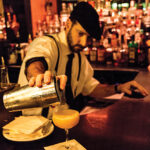 Vito Lantz of The Dorrance pours a period cocktail. Photos by Chris Almeida.