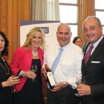 Carrie Rand; Lori Bates; Scott Randall, Vice President of Sales Opici Family Distributing; Larry Cafero, Executive Director, Wine & Spirits Wholesalers of Connecticut.