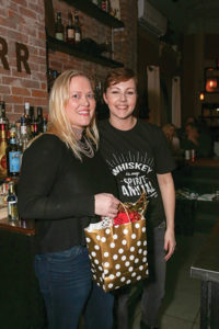 First place winner Rachel Markoja of Ideal Tavern with Alexa Doyer, Mixologist, Little River Restoratives.