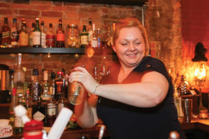 Ashley Lurie of Ch’i Public House during the competition. Lurie won second place.