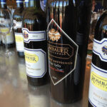 Rombauer wines on display.