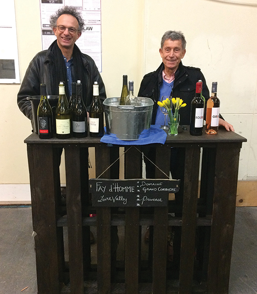 Vincent Caillé, Owner and Winemaker, Domaine du Fay d’Homme; Jean Barbier, Owner and Winemaker, Domaine Grand Corbiere. 