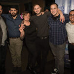 Bartenders Anthony Guaetta, Twin River Casino; Ben Terry, New Harvest Coffee Roasters; Kayleigh Speck, The Grange; Greg Mayer, Winner, The Dorrance; Corey Hayes, Fluke Wine Bar and Kitchen; and Marco Meza, El Rancho Grande.