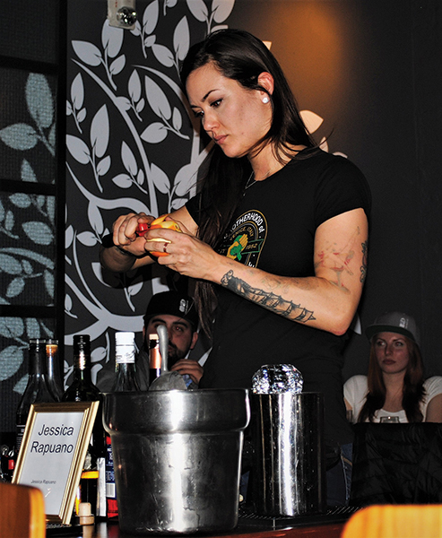 Competition winner Jessica Rapuano, Bartender, Elm City Social.