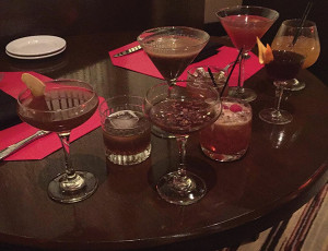 Collection of cocktails.