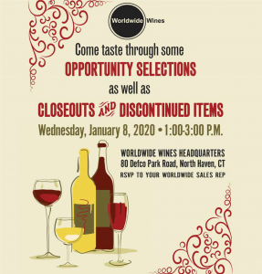 Worldwide Wines Trade-Only Winter Opportunity Tasting @ Worldwide Wines | North Haven | Connecticut | United States