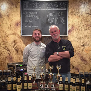 Nolita’s Matthew Pierce and Paul “Zok” Zocco of Zok’s Homebrewing & Winemaking Supplies with JW Lees Harvest Ale 2010 (Calvados Aged), Back East Porter. The competition winners were Rob Brown - Light Ale (APA); Alex Dee - Amber Ale (IPA); Brad Buck - Dark Ale (Belgium Strong Ale); Alex Dee - Best of Show (IPA); and Kevin Sullivan - Novice (Imperial Stout).